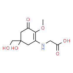 ChemSpider 2D Image | MYCOSPORINE GLYCINE | C10H15NO6