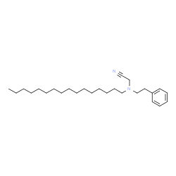 ChemSpider 2D Image | [Hexadecyl(2-phenylethyl)amino]acetonitrile | C26H44N2