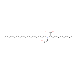 ChemSpider 2D Image | 2-[Hexadecyl(2-oxopropyl)amino]decanoic acid | C29H57NO3