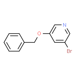 ChemSpider 2D Image | 3-Benzyloxy-5-bromopyridine | C12H10BrNO
