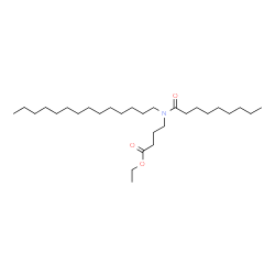 ChemSpider 2D Image | Ethyl 4-[nonanoyl(tetradecyl)amino]butanoate | C29H57NO3
