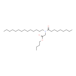 ChemSpider 2D Image | Butyl N-nonanoyl-N-tetradecylglycinate | C29H57NO3