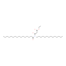 ChemSpider 2D Image | Ethyl 3-oxo-3-[palmitoyl(tetradecyl)amino]propanoate | C35H67NO4