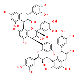 ChemSpider 2D Image | Cinnamtannin B2 | C60H48O24