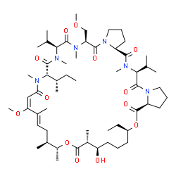 ChemSpider 2D Image | lyngbyastatin 2 | C56H94N6O13
