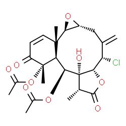 ChemSpider 2D Image | erythrolide C | C24H29ClO9