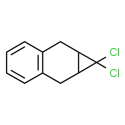 ChemSpider 2D Image | 1,1-Dichloro-1a,2,7,7a-tetrahydro-1H-cyclopropa[b]naphthalene | C11H10Cl2