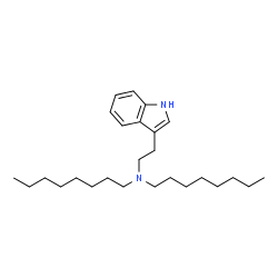 ChemSpider 2D Image | N-[2-(1H-Indol-3-yl)ethyl]-N-octyl-1-octanamine | C26H44N2