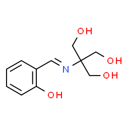 ChemSpider 2D Image | 2-((2-hydroxybenzylidene)amino)-2-hydroxymethylpropane-1,3-diol | C11H15NO4