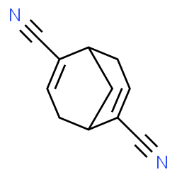 ChemSpider 2D Image | Bicyclo[3.3.1]nona-2,6-diene-2,6-dicarbonitrile | C11H10N2