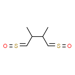 ChemSpider 2D Image | 2,3-Dimethyl-1,4-disulfinylbutane | C6H10O2S2