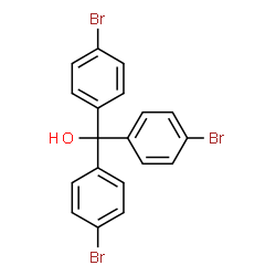 ChemSpider 2D Image | Tris(4-bromophenyl)methanol | C19H13Br3O