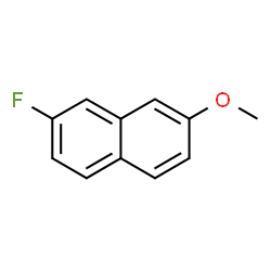 ChemSpider 2D Image | 2-Fluoro-7-methoxynaphthalene | C11H9FO