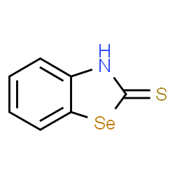 ChemSpider 2D Image | 2-benzoselenazolethiol | C7H5NSSe
