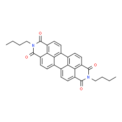 ChemSpider 2D Image | 2,9-Dibutylisoquinolino[4',5',6':6,5,10]anthra[2,1,9-def]isoquinoline-1,3,8,10(2H,9H)-tetrone | C32H26N2O4