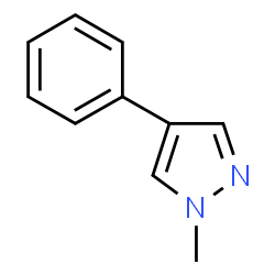 ChemSpider 2D Image | 1-Methyl-4-phenyl-1H-pyrazole | C10H10N2