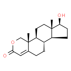 ChemSpider 2D Image | (4aR,4bS,6aS,7S,9aS,9bR)-7-Hydroxy-4a,6a-dimethyl-4a,4b,5,6,6a,7,8,9,9a,9b,10,11-dodecahydroindeno[4,5-h]isochromen-2(4H)-one | C18H26O3