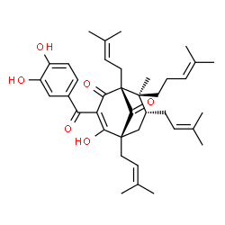 ChemSpider 2D Image | guttiferone A | C38H50O6