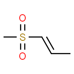 ChemSpider 2D Image | (1E)-1-(Methylsulfonyl)-1-propene | C4H8O2S