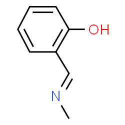 ChemSpider 2D Image | 2-[(E)-(Methylimino)methyl]phenol | C8H9NO