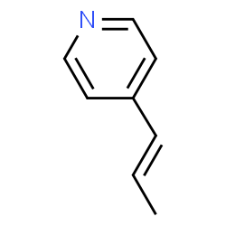 ChemSpider 2D Image | 4-[(1E)-1-Propen-1-yl]pyridine | C8H9N