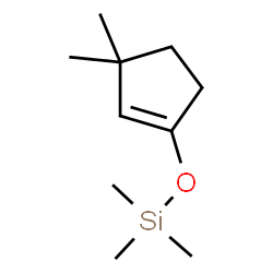 ChemSpider 2D Image | [(3,3-Dimethyl-1-cyclopenten-1-yl)oxy](trimethyl)silane | C10H20OSi