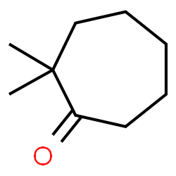 ChemSpider 2D Image | 2,2-Dimethylcycloheptanone | C9H16O