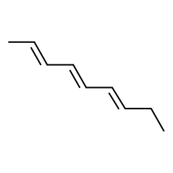 ChemSpider 2D Image | (2E,4E,6E)-2,4,6-Nonatriene | C9H14