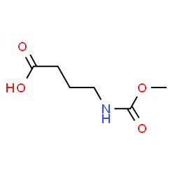 ChemSpider 2D Image | 4-[(Methoxycarbonyl)amino]butanoic acid | C6H11NO4
