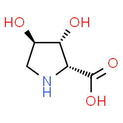 ChemSpider 2D Image | (3R,4R)-3,4-Dihydroxy-D-proline | C5H9NO4