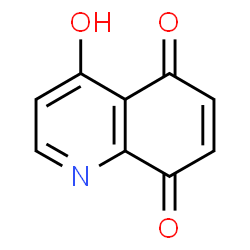 ChemSpider 2D Image | 4-Hydroxy-5,8-quinolinedione | C9H5NO3