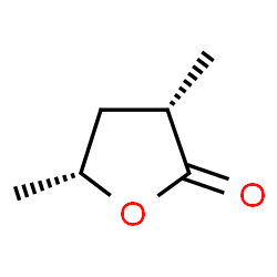 ChemSpider 2D Image | (3S,5R)-3,5-Dimethyldihydro-2(3H)-furanone | C6H10O2