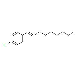 ChemSpider 2D Image | 1-Chloro-4-[(1E)-1-nonen-1-yl]benzene | C15H21Cl