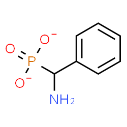 ChemSpider 2D Image | [Amino(phenyl)methyl]phosphonate | C7H8NO3P