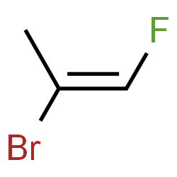 ChemSpider 2D Image | (1E)-2-Bromo-1-fluoro-1-propene | C3H4BrF
