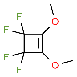 ChemSpider 2D Image | 3,3,4,4-Tetrafluoro-1,2-dimethoxycyclobutene | C6H6F4O2