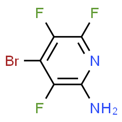 ChemSpider 2D Image | 4-Bromo-3,5,6-trifluoro-2-pyridinamine | C5H2BrF3N2