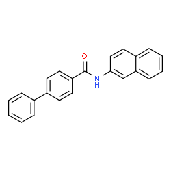 ChemSpider 2D Image | N-(2-Naphthyl)-4-biphenylcarboxamide | C23H17NO