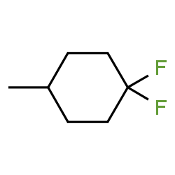 ChemSpider 2D Image | 1,1-Difluoro-4-methylcyclohexane | C7H12F2