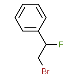 ChemSpider 2D Image | (2-Bromo-1-fluoroethyl)benzene | C8H8BrF