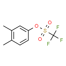 ChemSpider 2D Image | 3,4-Dimethylphenyl trifluoromethanesulfonate | C9H9F3O3S