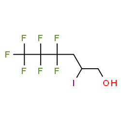 ChemSpider 2D Image | 4,4,5,5,6,6,6-Heptafluoro-2-iodo-1-hexanol | C6H6F7IO