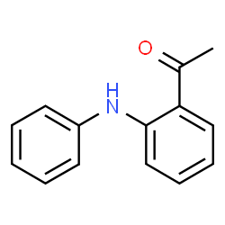 ChemSpider 2D Image | 1-(2-Anilinophenyl)ethanone | C14H13NO