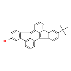 ChemSpider 2D Image | 12-(2-Methyl-2-propanyl)-5-rubicenol | C30H22O