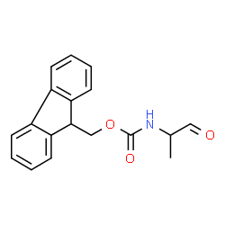 ChemSpider 2D Image | 9H-Fluoren-9-ylmethyl (1-oxo-2-propanyl)carbamate | C18H17NO3