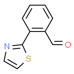 ChemSpider 2D Image | 2-Thiazol-2-yl-benzaldehyde | C10H7NOS