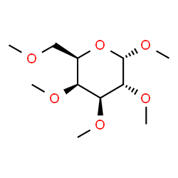 ChemSpider 2D Image | Methyl 2,3,4,6-tetra-O-methyl-alpha-D-galactopyranoside | C11H22O6