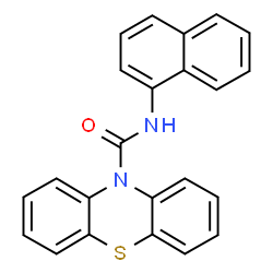 ChemSpider 2D Image | N-(1-Naphthyl)-10H-phenothiazine-10-carboxamide | C23H16N2OS