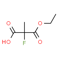 ChemSpider 2D Image | 3-Ethoxy-2-fluoro-2-methyl-3-oxopropanoic acid | C6H9FO4