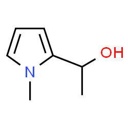 ChemSpider 2D Image | 1-(1-Methyl-1H-pyrrol-2-yl)ethanol | C7H11NO